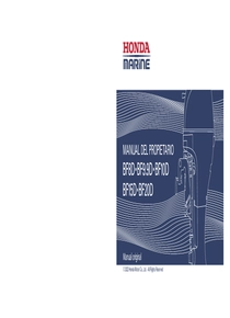 Motor Fuera de Borda Honda BF10 - Manual de Usuario